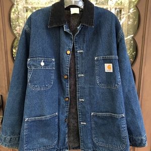 Denim Jacket with Corduroy collar